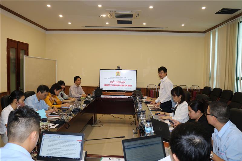 Công đoàn Công ty Thủy điện Tuyên Quang tổ chức Hội nghị bồi huấn nghiệp vụ Công đoàn năm 2020