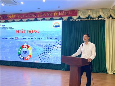 Công ty Thủy điện Tuyên Quang tổ chức đào tạo nhận thức chung và phát động triển khai thực hành tốt 5S 