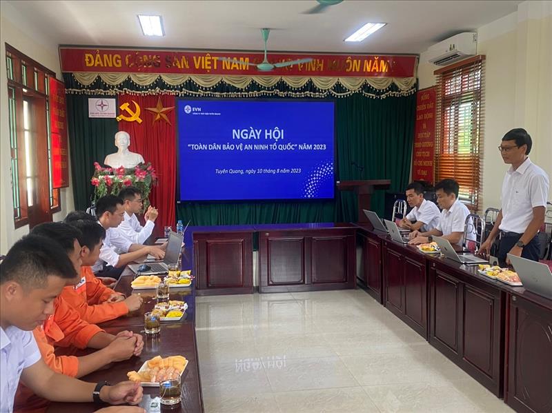 Công ty Thủy điện Tuyên Quang  tổ chức “Ngày hội toàn dân bảo vệ an ninh Tổ quốc” năm 2023