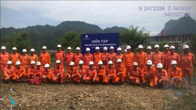 Diễn tập phòng chống thiên tai tại Công ty Thủy điện Tuyên Quang năm 2024 