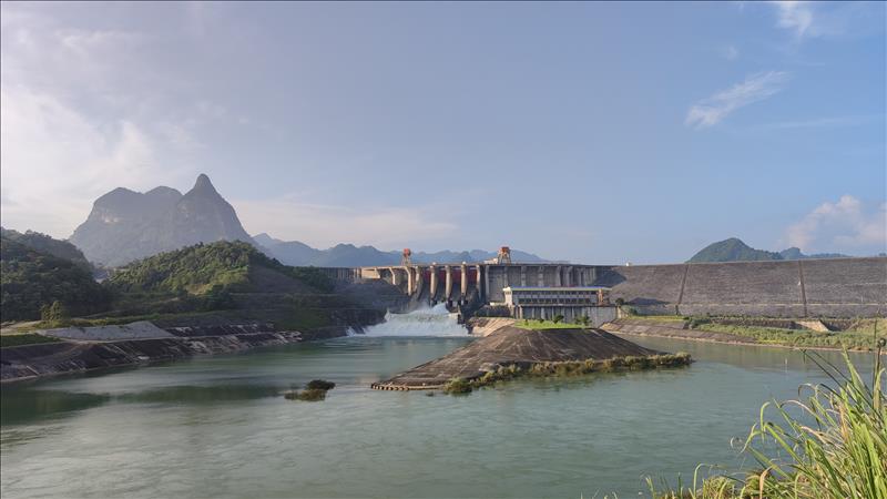 Hồ Thủy điện Tuyên Quang xả nước đảm bảo dung tích phòng lũ năm 2022
