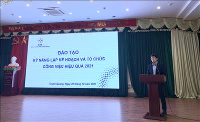 Công ty Thủy điện Tuyên Quang tổ chức khóa đào tạo 