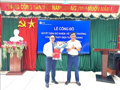 Công ty Thủy điện Tuyên Quang công bố Quyết định bổ nhiệm Kế toán trưởng