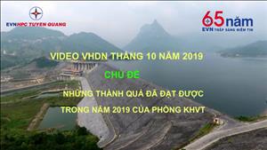 Những thành quả đã đạt được trong năm 2019 của phòng KHVT