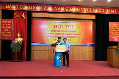 Đảng bộ Công ty Thủy điện Tuyên Quang đạt giải trong Hội thi báo cáo viên, tuyên truyền viên giỏi